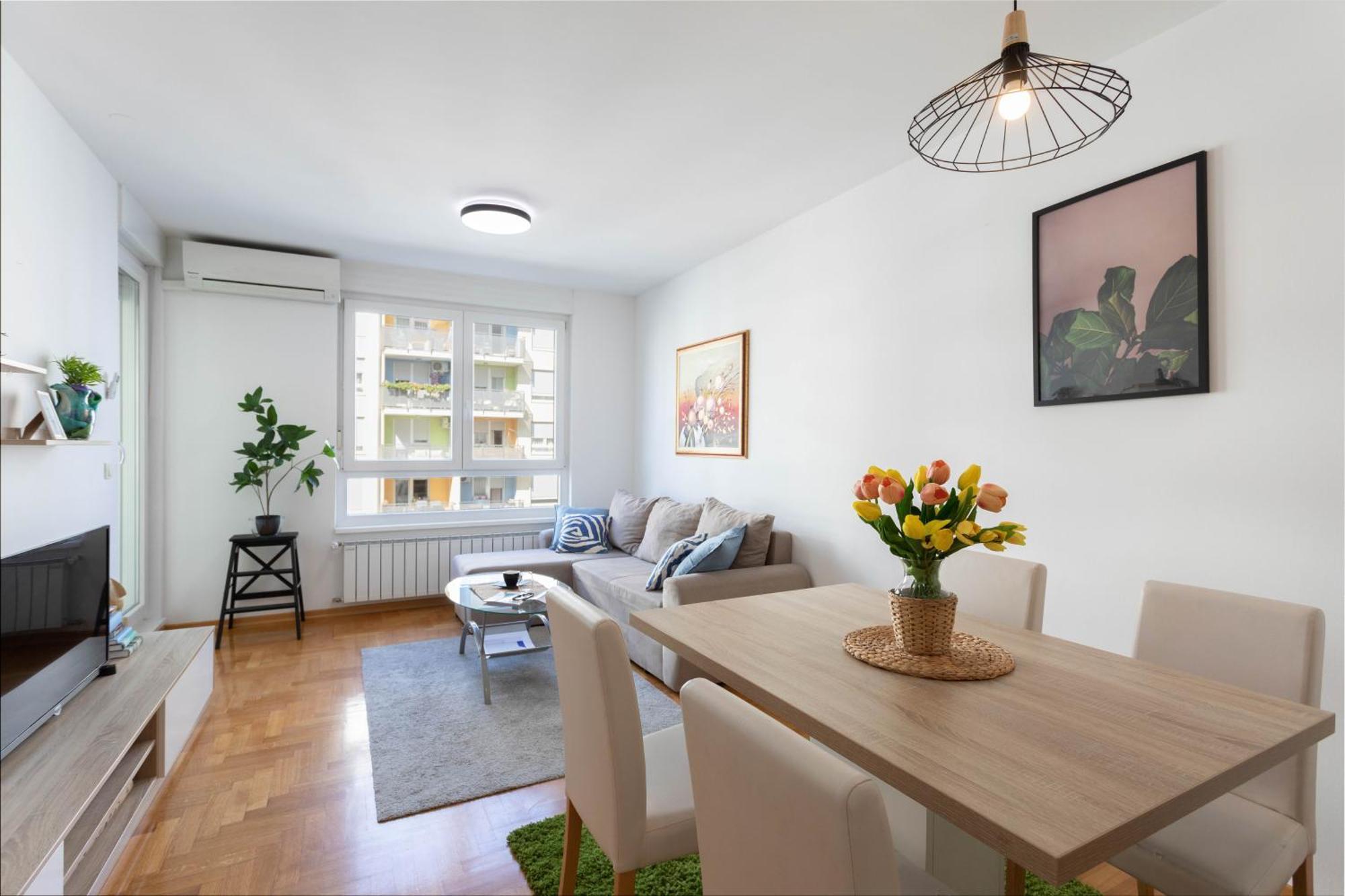 Apartament Sunny 1Bdr With Balcony & Parking Zagrzeb Zewnętrze zdjęcie